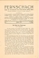 FERNSCHACH / 1931 vol 3, no 1